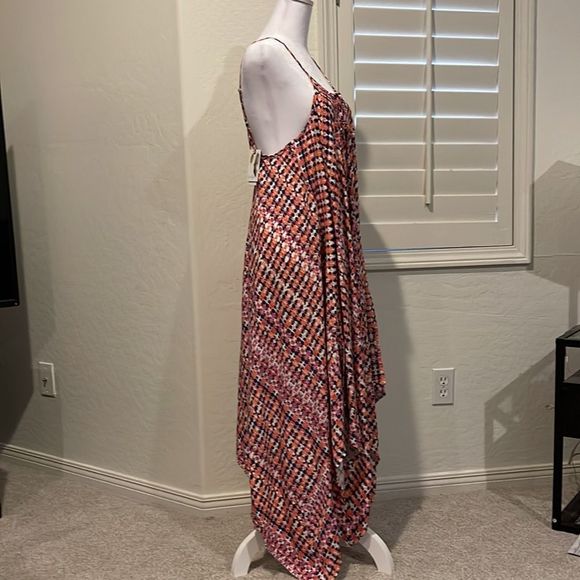 JESSICA SIMPSON Tie Dye Cover-up Dress in Multicolored Fuschia - Picture 5 of 7